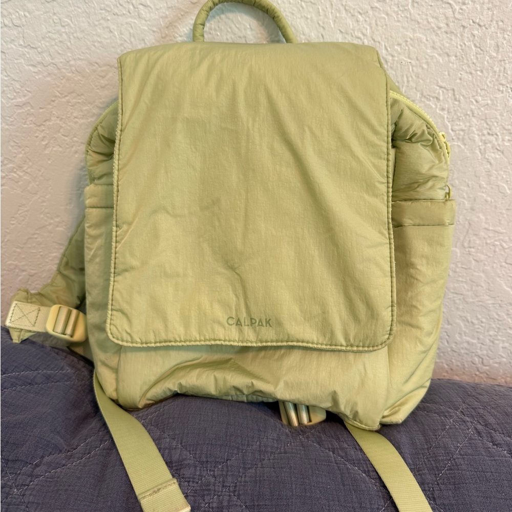 Calpak Convertible Diaper Backpack in Lime